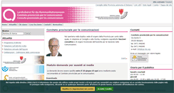 Desktop Screenshot of comprovcomunicazioni-bz.org